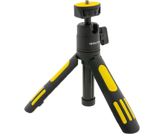 PATONA Premium Adjustable tripod with smartphone holder Black, Yellow