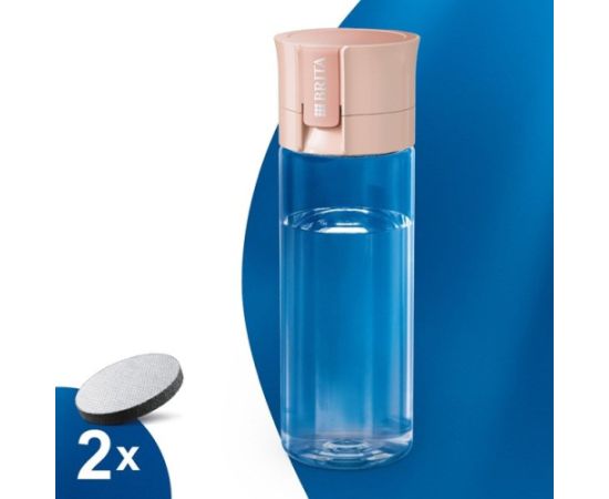 Brita Vital Filtering bottle 0.6 l Pastel peach