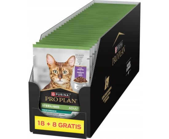 PURINA PRO PLAN STRLS Kot Kacz 18+8 saszet. 2,21kg Kaķu konservi