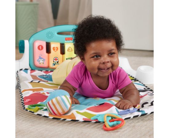 Mattel Fisher Price Mata edukacyjna z pianinkiem HWY57