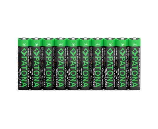 PATONA Premium AAA Micro LR03 – 10x alkaline batteries 1.5V Baterijas un akumulatori