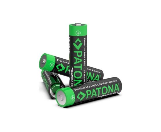 PATONA Premium AAA Micro LR03 – 10x alkaline batteries 1.5V Baterijas un akumulatori