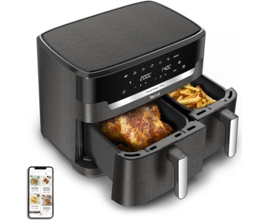 Tefal Easy Fry Dual XXL EY942HE0 fryer Double 11 L Stand-alone 2020 W Hot air fryer Grey