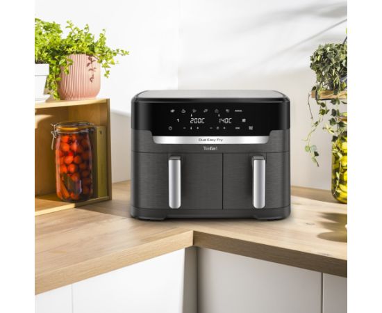 Tefal Easy Fry Dual XXL EY942HE0 fryer Double 11 L Stand-alone 2020 W Hot air fryer Grey