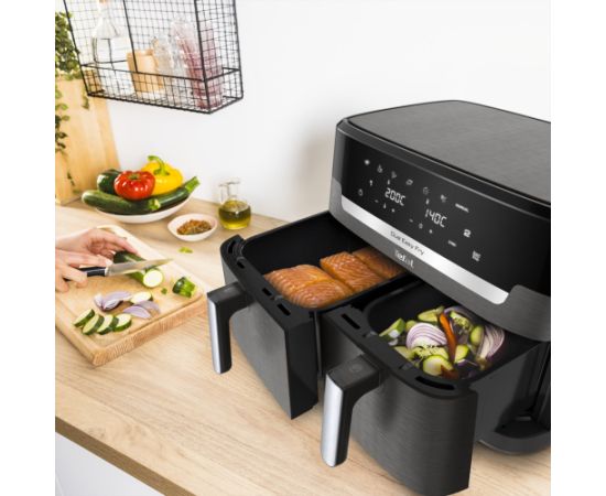 Tefal Easy Fry Dual XXL EY942HE0 fryer Double 11 L Stand-alone 2020 W Hot air fryer Grey