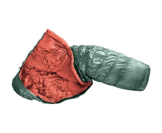 Damski śpiwór syntetyczny Deuter Exosphere +4° SL - Lewy Sage-Redwood Спальные мешки