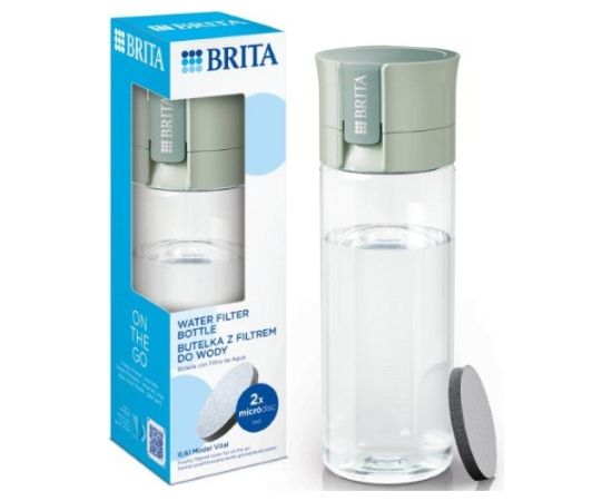 Brita Vital Filtering bottle 0.6 l Pastel green