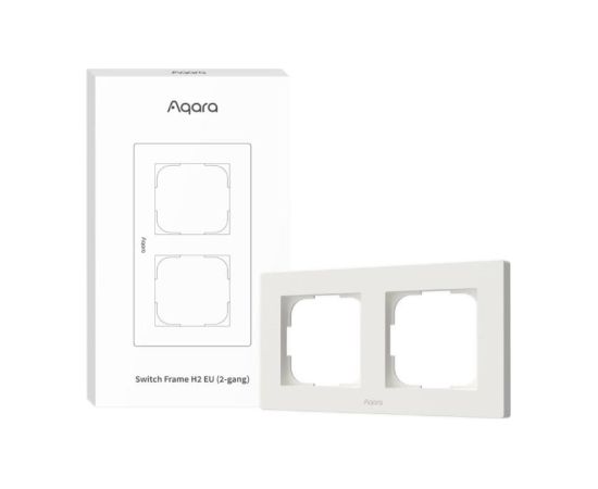 SMART SWITCH FRAME H2 (2-GANG)/WHITE FE-X01D-W AQARA