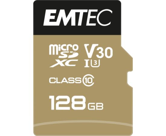Emtec mSD 128GB UHS-I U3 V30 SpeedIN Pro Карты памяти