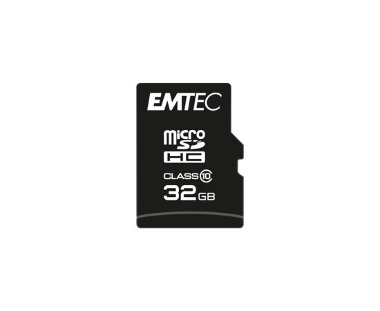 Emtec mSD 32GB Class10 Classic Atmiņas kartes micro SD SDHC