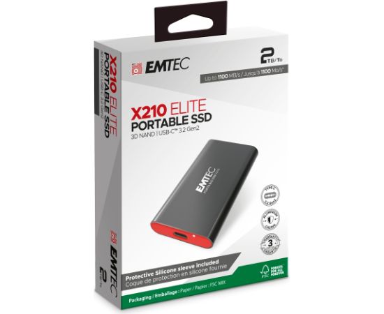 Emtec SSD 3.2Gen2 X210 2TB Portable