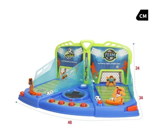 Настольная игра "Футбол" на батарейках, с электронным табло, звуковыми и световыми эффектами 5+ CB47819 Galda spēles