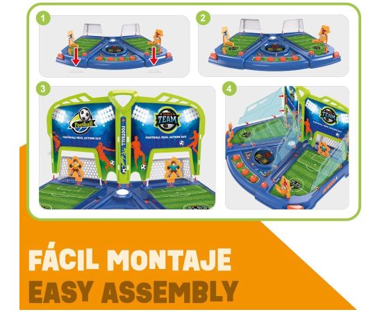 Настольная игра "Футбол" на батарейках, с электронным табло, звуковыми и световыми эффектами 5+ CB47819 Galda spēles