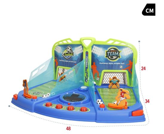 Настольная игра "Футбол" на батарейках, с электронным табло, звуковыми и световыми эффектами 5+ CB47819 Galda spēles