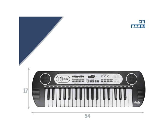 Bontempi Bērnu sintezators 37 taustiņi (USB uzlāde) 54 cm CB47184 Muzikālās rotaļlietas