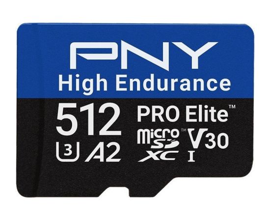 Pny Technologies microSD High Endurance 512GB P-SDU512V32100PHE-GE PNY V30