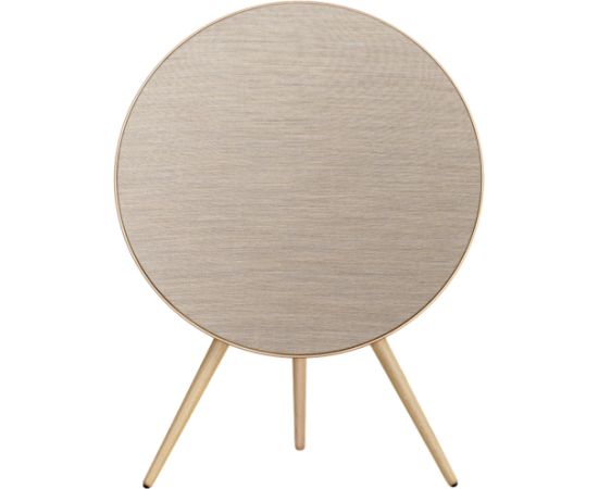 Bang & Olufsen Beosound A9 5th Gen Speaker Gold Tone (Back Sand/Cover Golden/Legs White Oak) Skaļruņi un akustiskās sistēmas