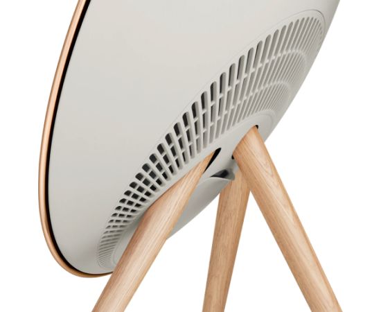 Bang & Olufsen Beosound A9 5th Gen Speaker Gold Tone (Back Sand/Cover Golden/Legs White Oak) Skaļruņi un akustiskās sistēmas
