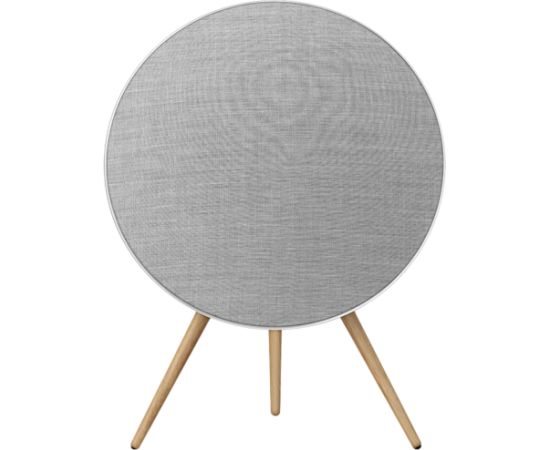 Bang & Olufsen Beosound A9 5th Gen Speaker Natural Alu (Back Grey Mist/Cover Kvadrat Light Grey/Legs Oak) Skaļruņi un akustiskās sistēmas
