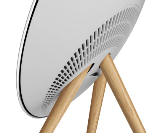Bang & Olufsen Beosound A9 5th Gen Speaker Natural Alu (Back Grey Mist/Cover Kvadrat Light Grey/Legs Oak) Skaļruņi un akustiskās sistēmas