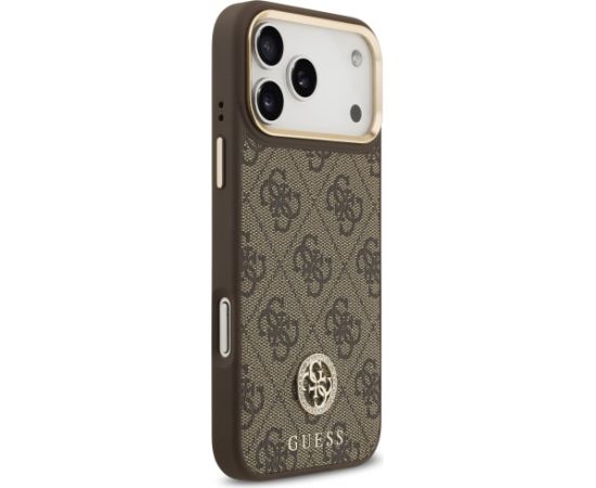 Guess 4G Strass Logo & Big Strap Metal Buttons MagSafe Case Защитный Чехол для Apple iPhone 17 Pro Max Чехлы - альтернативные