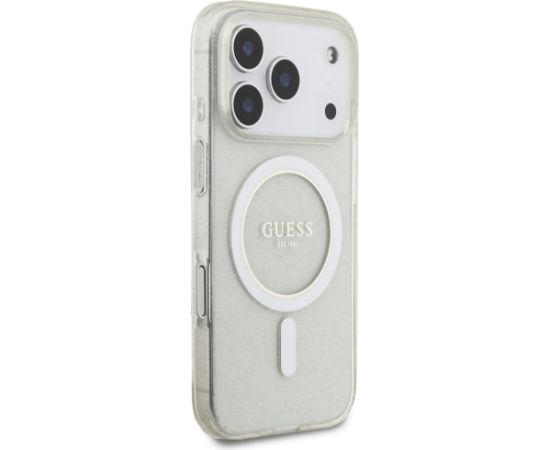 Guess IML Glitter Pearl Strap MagSafe Case Чехол для Apple iPhone 17 Pro Чехлы - альтернативные