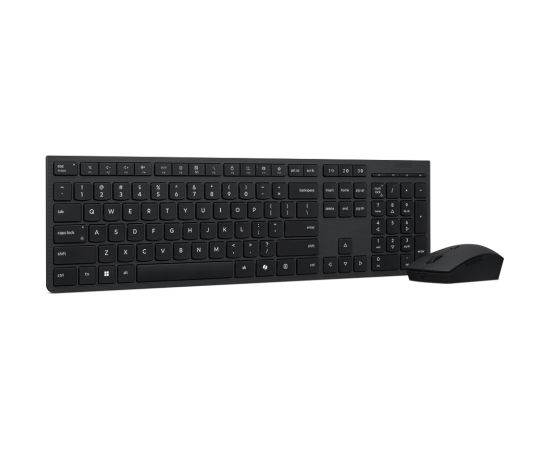 Lenovo Professional Wireless Rechargeable Combo Keyboard and Mouse | Keyboard and Mouse Set | Wireless | Mouse included | US Euro | Bluetooth | Grey