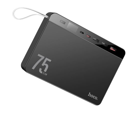 Внешний аккумулятор Power Bank Hoco J94 Overlord 22.5W 75000mAh черный Power-банки