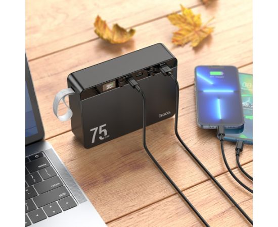 Внешний аккумулятор Power Bank Hoco J94 Overlord 22.5W 75000mAh черный Power-банки