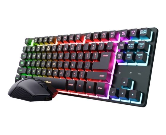 Trust Zestaw bezprzewodowy klawiatura + mysz gxt832 thado