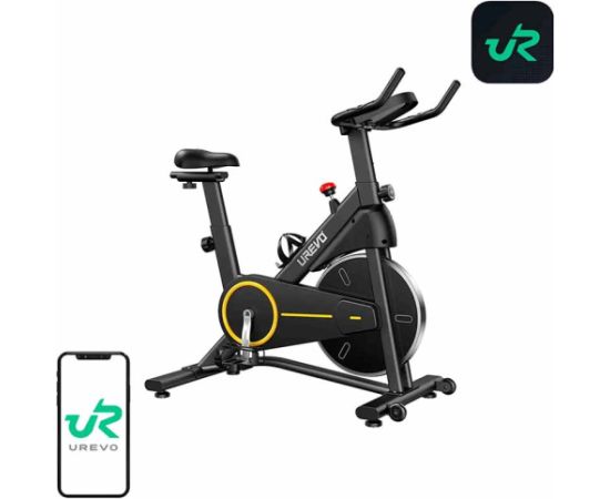 UREVO T1 exercise bike (black and yellow)