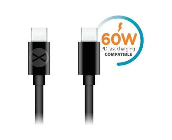 Forever USB-C - USB-C 60W Кабель 1m Дата USB-кабели