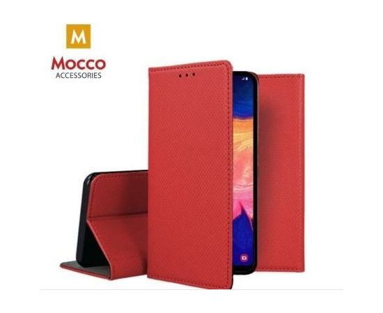 Mocco Smart Magnet Book Case Grāmatveida Maks Telefonam Samsung Galaxy A13 5G / A04S Sarkans Neoriģinālie Maciņi