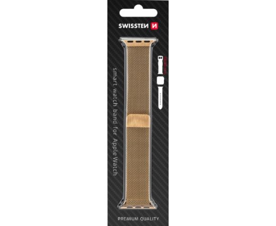 Swissten Металлический ремешок для Apple Watch 1/2/3/4/5/6/SE / 42 mm / 44 mm Smart pūlksteņu aksesuāri