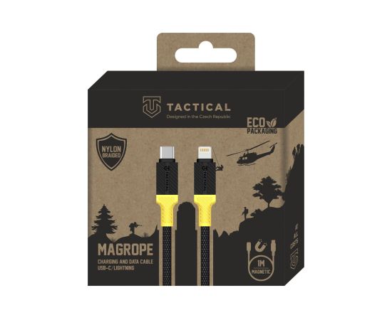 Tactical MagRope USB-C|Lightning 1m черный | Желтый Дата USB-кабели