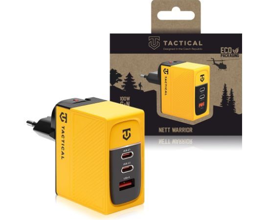 Tactical Nett Warrior GaN | адаптер | 100W желтый