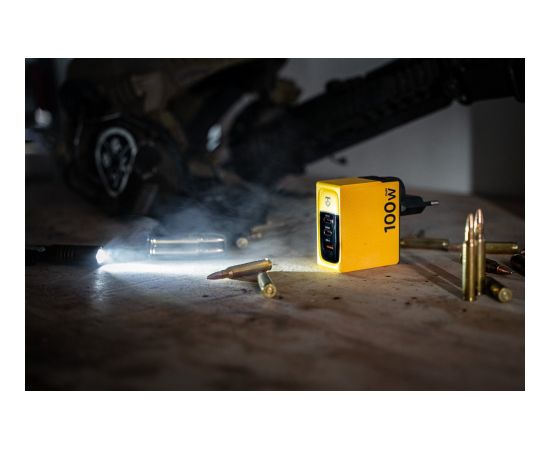 Tactical Nett Warrior GaN | адаптер | 100W желтый