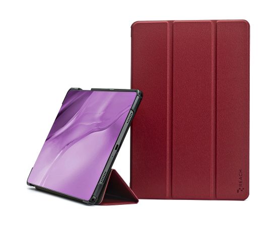 Чехол Reach Smart Leatherloo Xiaomi Redmi Pad SE 11.0 бордовый