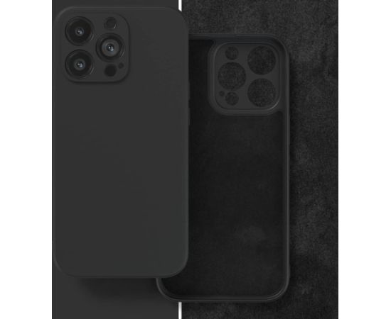 Case Liquid Silicone 1.5mm Samsung A346 A34 5G black Neoriģinālie Maciņi