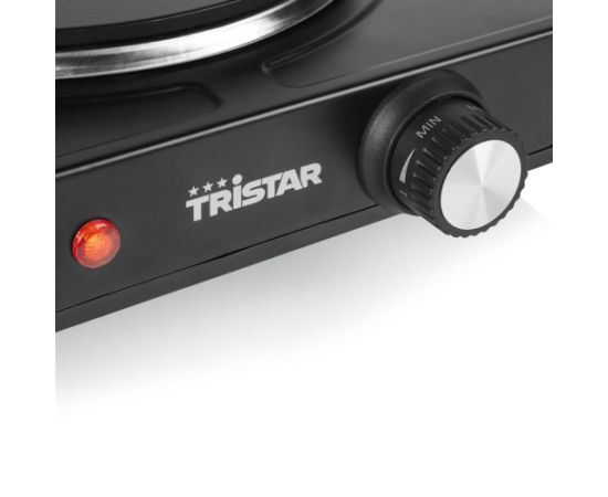 Tristar Table hob KP-6151 Number of burners/cooking zones 1 Black Electric Mini cepeškrāsnis un virsmas