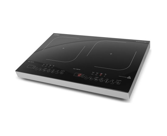 Caso Hob ProGourmet 3500 Number of burners/cooking zones 2 Sensor touch display Black Induction Mini cepeškrāsnis un virsmas