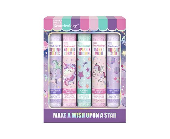 Baylis & Harding Unicorn Bath Salt Set ( 5 ks ) - Dárková sada 65.0g Smaržas - NESAKĀRTOTS