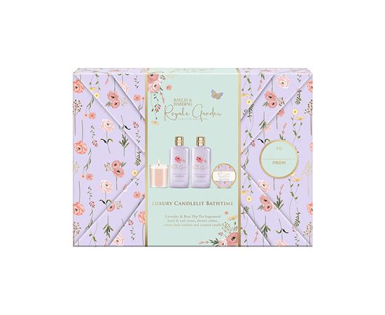 Baylis & Harding Lavender Body Care Gift Set ( Levandule & Šípkový čaj ) - Dárková sada péče o tělo Smaržas - NESAKĀRTOTS