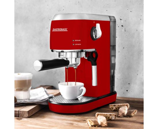 Gastroback 42719 Design Espresso Piccolo red