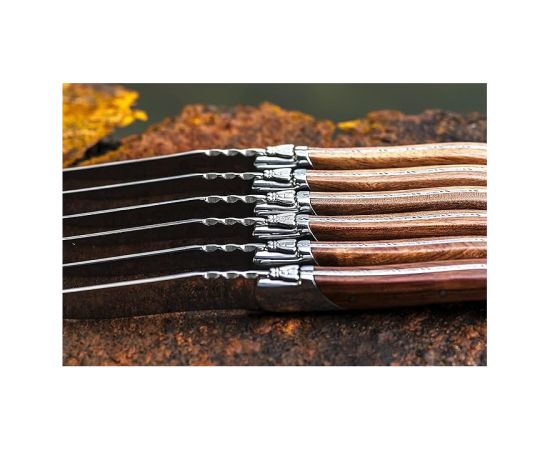 Steika nažu komplekts Forged Luxury Line Pakka Rose Naži