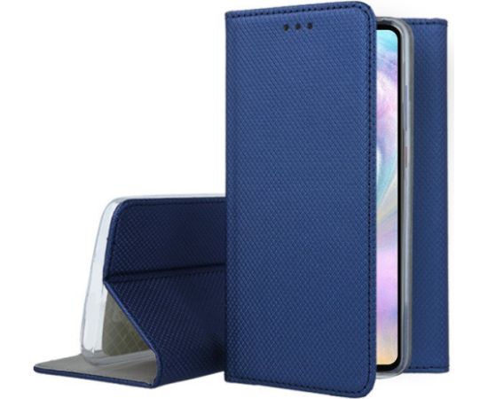 Mocco Smart Magnet Book Case Grāmatveida Maks Telefonam Xiaomi Redmi Note 10 5G / Poco M3 Zils Neoriģinālie Maciņi