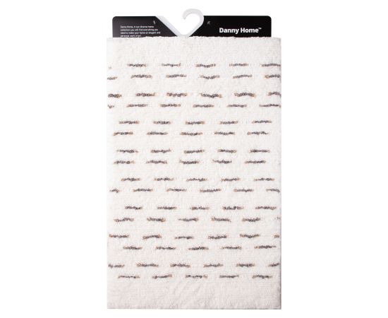 Vannas istabas paklājs TALSI, 50 × 80 cm, balts Paklāji