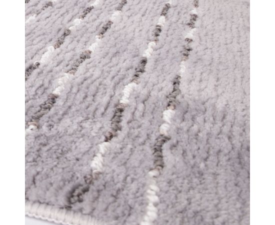 Vannas istabas paklājs TALSI, 50 × 80 cm, pelēks Paklāji