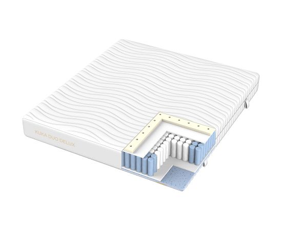 Spring mattress KUKA DUO DELUX 160x200xH26cm Кровати