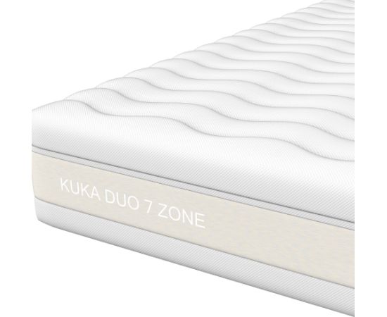 Spring mattress KUKA DUO 7 ZONE 160x200xH23cm Gultas